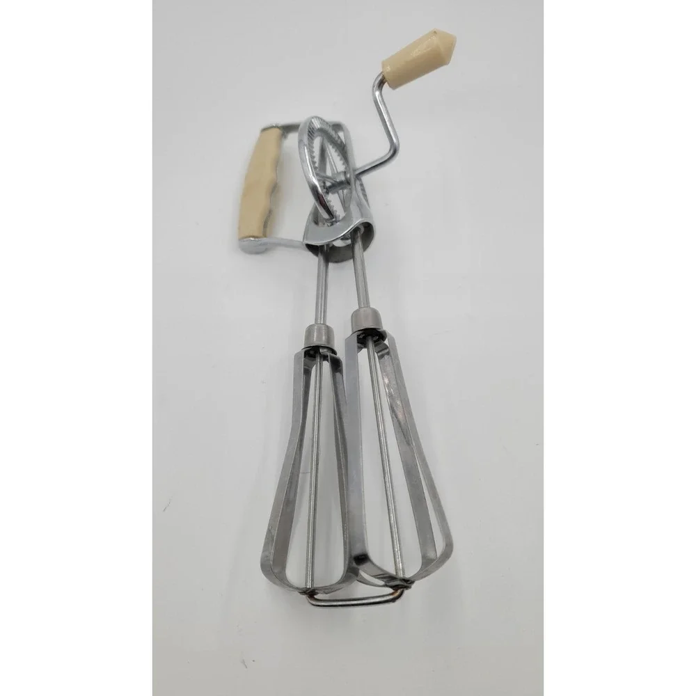 Vintage Hand Mixer‎ Egg Beater BAKELITE Handle Good Cond.